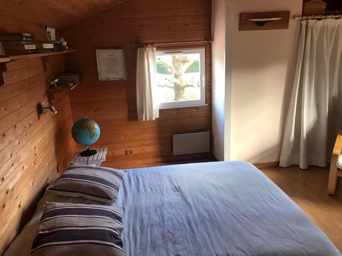Maison Familiale En Bois Avec Piscine, Proche Du Bassin 居让梅斯特拉 外观 照片